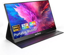 Innoview Portable Monitor, 15.6 Inch FHD 1080P HDMI USB C Second External Monito