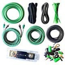 4 Gauge Amplifier Wiring Complete Kit, Extra Long 20 Foot Power  RCA Cables ...