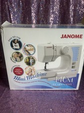 Janome 140M Mini Sewing Machine Boxed Fully Working With Pedal & Manual