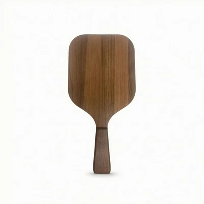 Raquette de Pickleball En Bois Surface Polie Raquette de Pickleball avec Balle - Photo 1/4