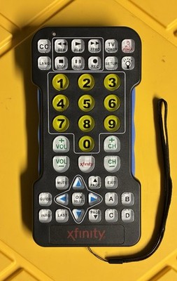 Xfinity Comcast Backlit Large Button Big EZ Oversized Universal Remote Control
