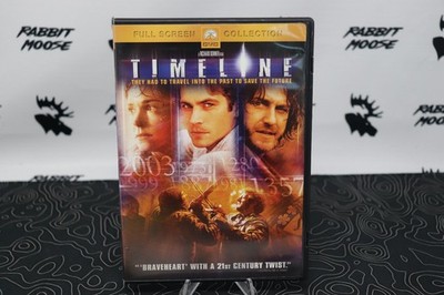 Timeline DVD 2003 Paul Walker Richard Donner Time Travel Thriller