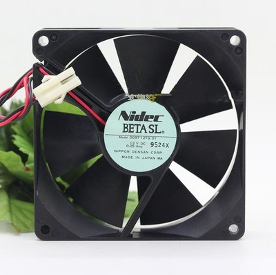 1PC   D09T-12TG 01 9225 12V 0.25A Two-wire Cooling Fan One Year Warranty  *kk