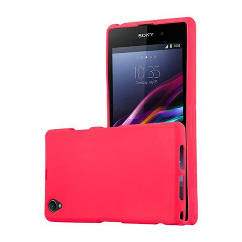 Coque Cadorabo pour Sony Xperia Z1 avec imprimé STARS AND STRIPES - Housse de