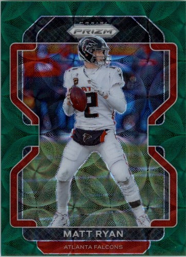 2021 Panini Prizm Prizms Green Scope #324 Matt Ryan /75 - FB