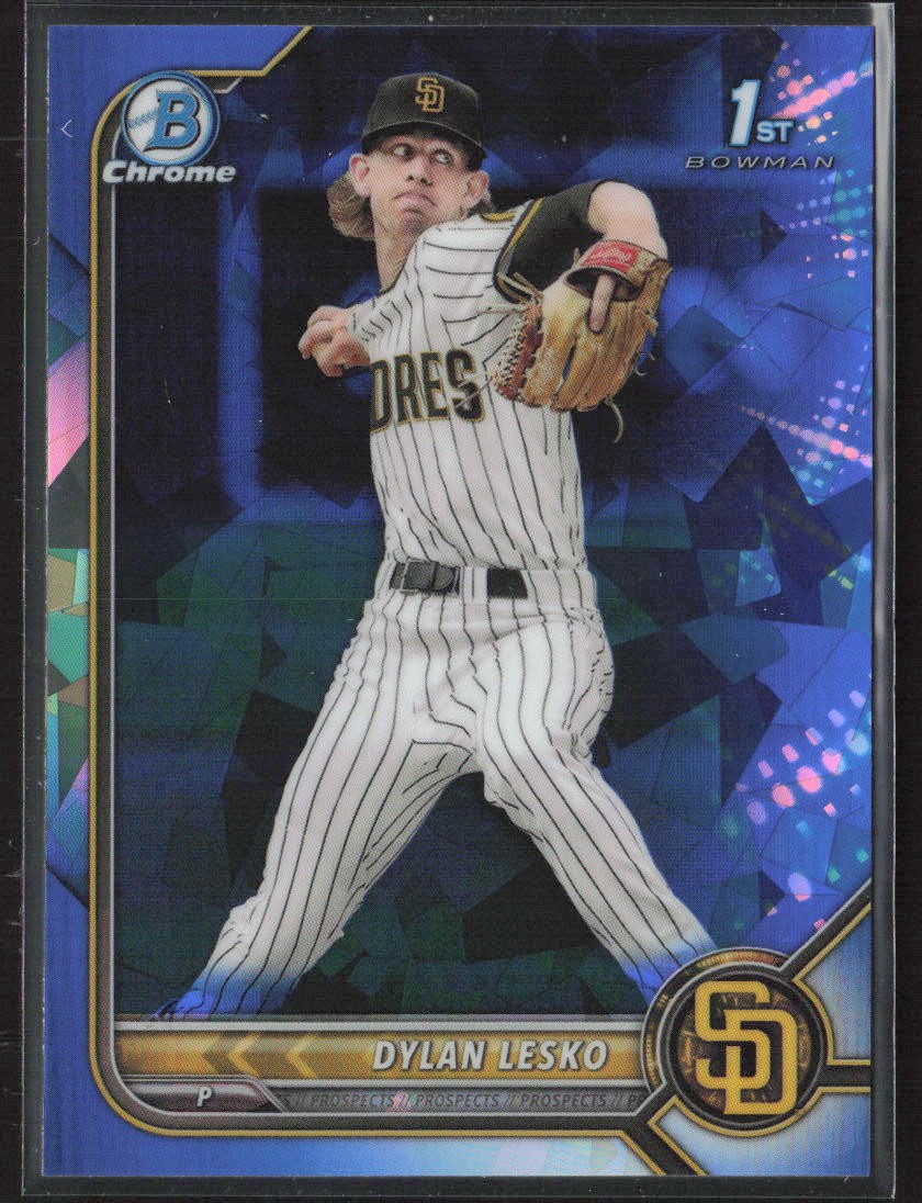 2022 Bowman Draft Sapphire Edition #BDC-27 Dylan Lesko