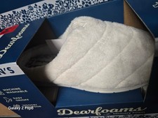 Dearfoams with Memory Foam Women's Slipper Cream