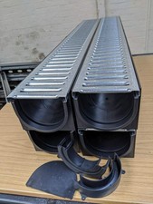 Drainage Channel Driveway & PATIOS 4m Galvanised Steel Grate + Free Accessories