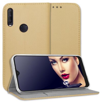 Schutzhülle Bookstyle für Alcatel 1S 2020, 3L 2020, 1V 2020 (gold) Tasche Case