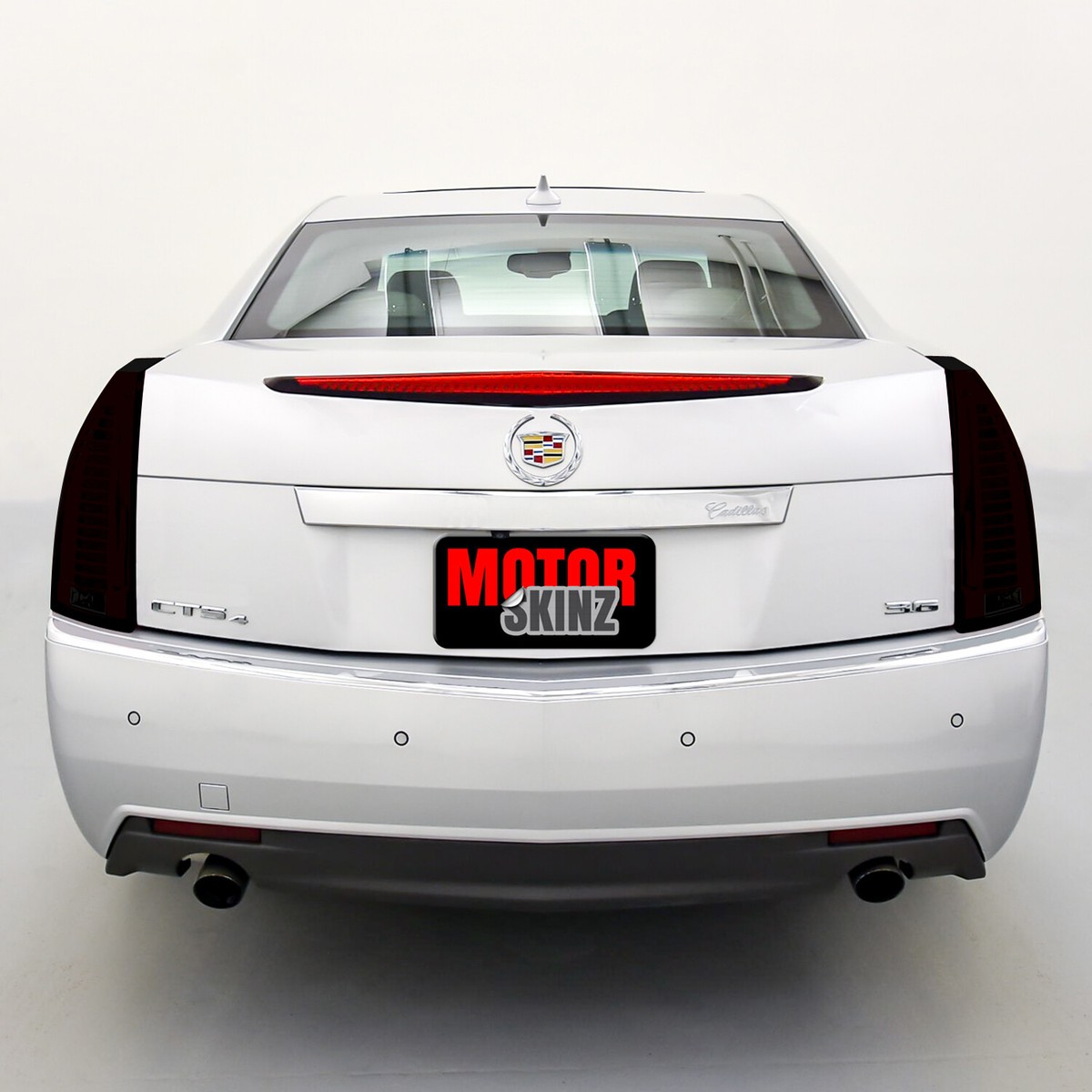 Smoke Vinyl Tint Kit For 2011-2014 Cadillac CTS Coupe Tail Lights & Rear Reflector