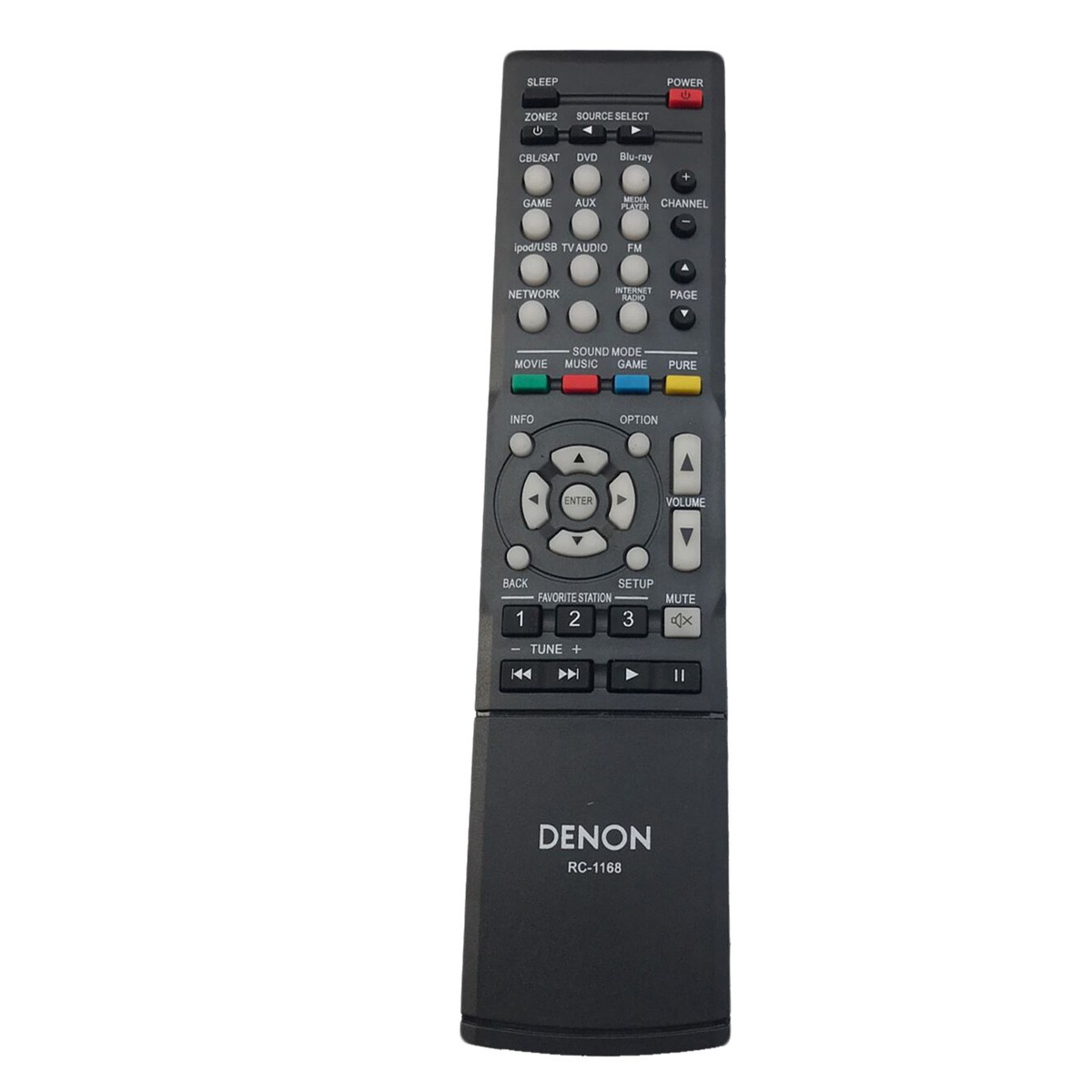 AV Receiver Remote Control Fit DENON RC-1189 RC-1192 RC-1193 RC