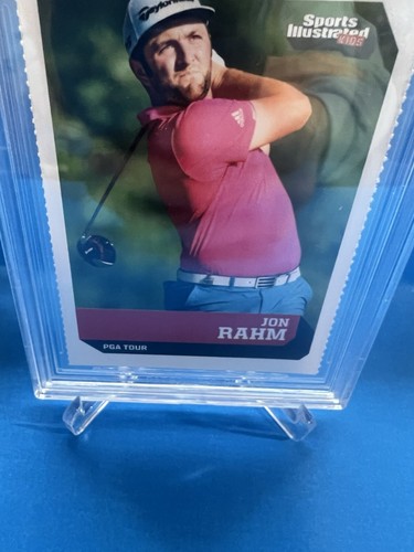 Jon Rahm Sports Illustrated For Kids RC BGS 8.0 High Subs LOOK Masters LIV Golf - Picture 4 of 6