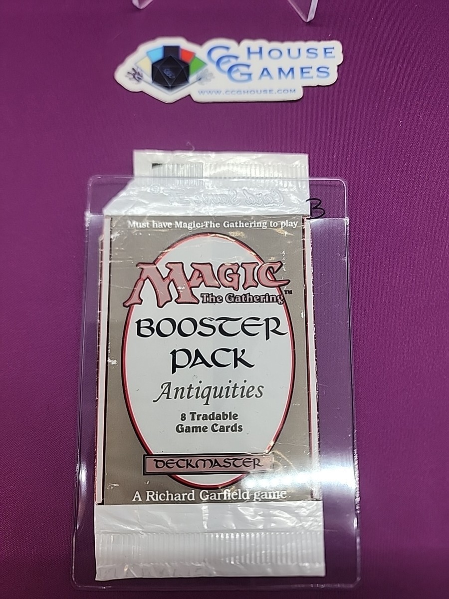 mtg antiquities booster box price Magic the Gathering 2 Uncommons6 CommonsThis sealed Antiquities booster pack is a true collectors item Magic: Antiquities Booster Box |