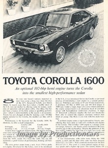 1971 Toyota Corolla 1600 Road Test Original Car Review
