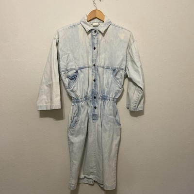 80s jean dress