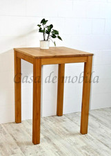 Massivholz Bartisch 80x80cm Kernbuche geölt Hochtisch Bar Stehtisch bistro Tisch