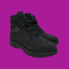LEVI'S Jaxy Mid Boot, Suede Material with Leather Accent, Black, UK 6/EU39/US7.5