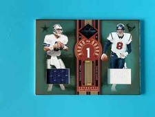 2005 Donruss Troy Aikman David Carr Bound by Round Patches /75