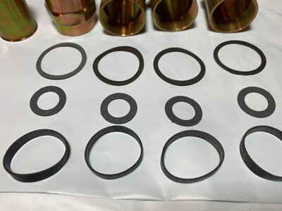 Harley 173-41 WLA WLC Servicar O-Ring Valve Spring Covers Yellow