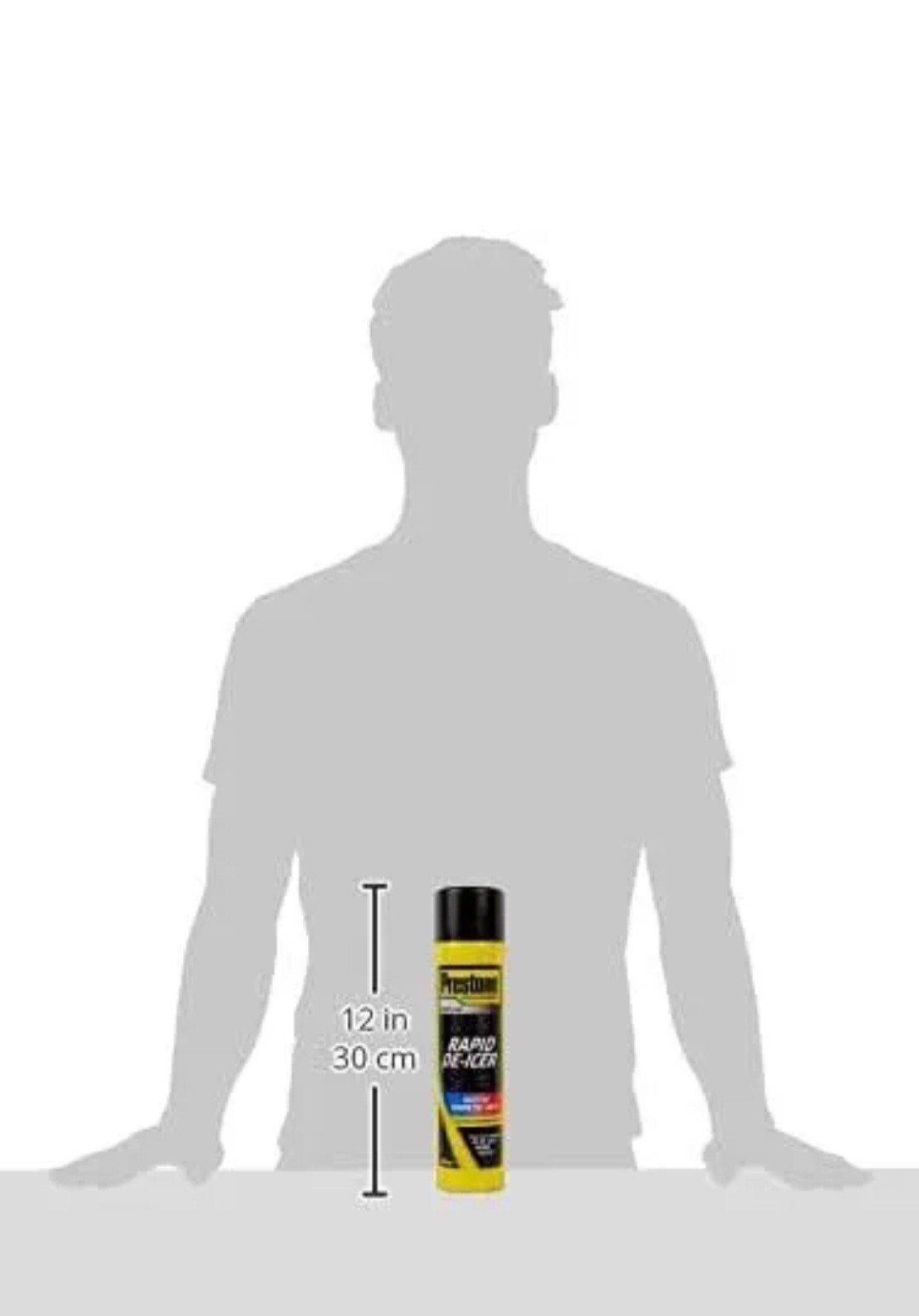 Prestone Rapid Windscreen Car De Icer Aerosol Spray Melts Ice Snow