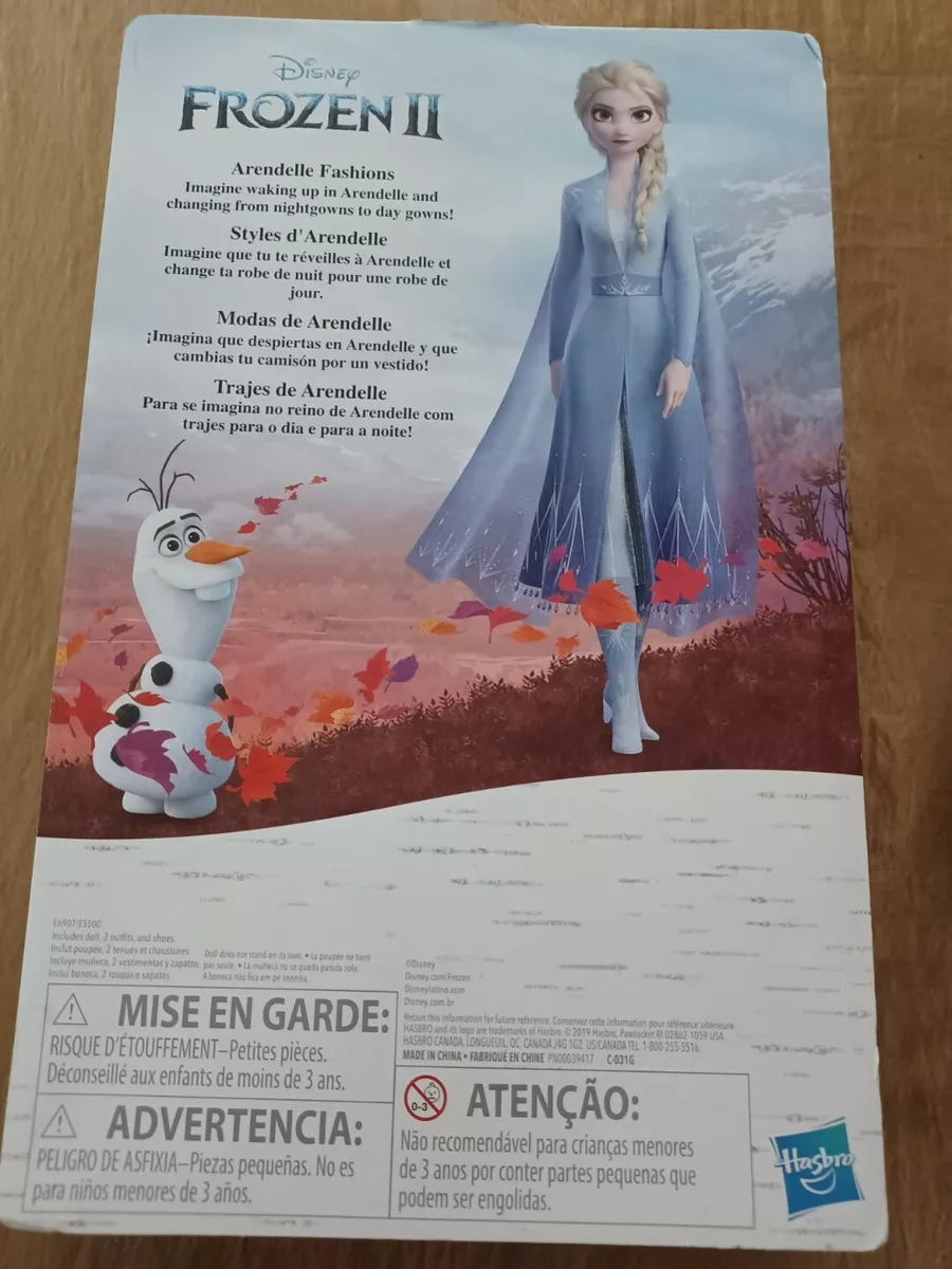 Boneca Ana Ou Elsa Frozen 2 Troca De Roupa Hasbro - Escolha o Modelo!