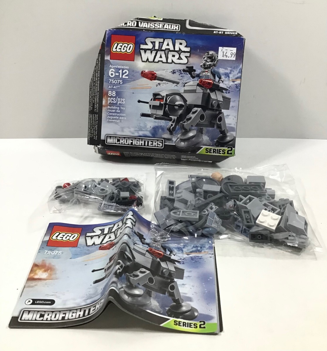 Lego Star Wars AT-AT Walker 75075 open box sealed bags