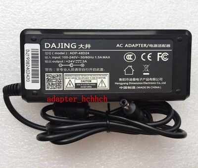 New Original 24V AC Adapter&Cord for Logitech G25 G27 G29 G920