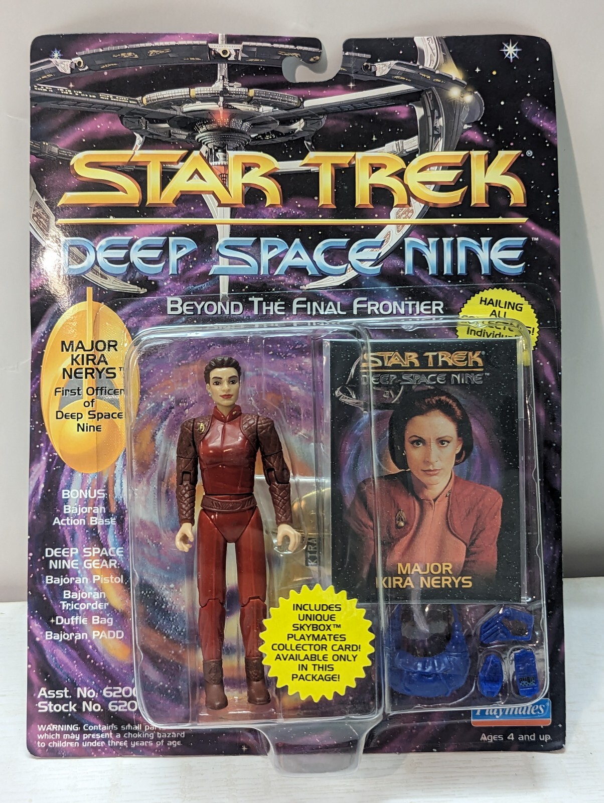 1993 Star Trek Deep Space Nine Major Kira Nerys New Action Figure ...