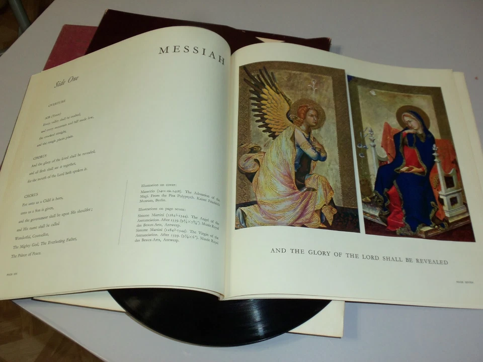 SIR THOMAS BEECHAM / GEORGE FRIDERIC HANDEL MESS  -1 RECORD BOX SET:  NL 22 - Image 4 of 4