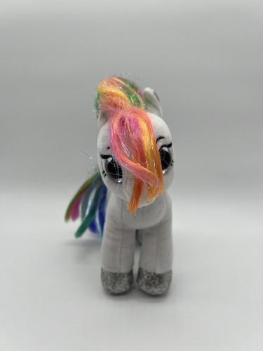 TY Beanie Boos - STARR the 7” White Pony - Plush Stuffed Animal Toy No Tag