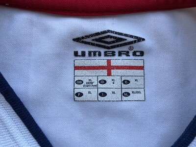 UMBRO　2001 イングランド　ベッカム　2001.6.10 Greece UMBRO 2001 イングランド ベッカム 2001.6.10 Greece 【公式通販】