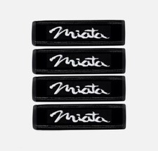 Fits Mazda Miata X5 Seat Belt Shoulder Pads Genuine Leather 4pcs Cover Leather Fits Mazda Miata X5 Seat Belt Shoulder Pads Genuine Leather 4pcs Cover Leather
