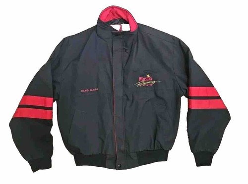 NASCAR Swingster Winston Racing Team Full Zip Jacket Large USA Made 1990’s Vintage