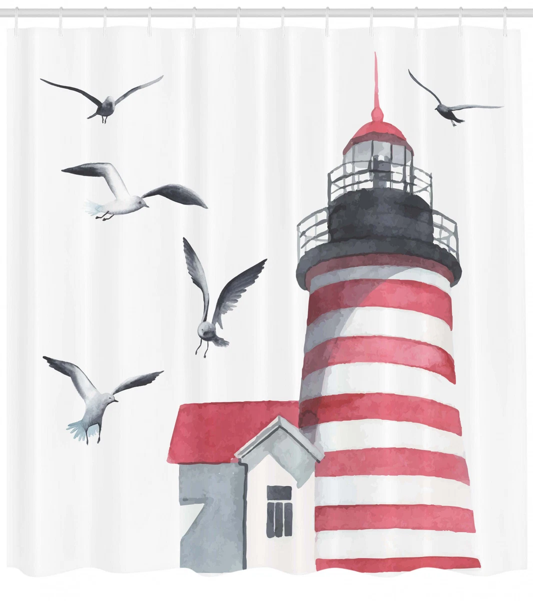 Lighthouse cheap shower curtain
