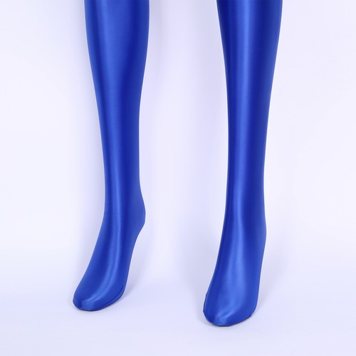 Women Stockings Spandex Latex Rubber Wetlook Thigh Pantyhose High Stay Up Tights - Picture 70 of 103