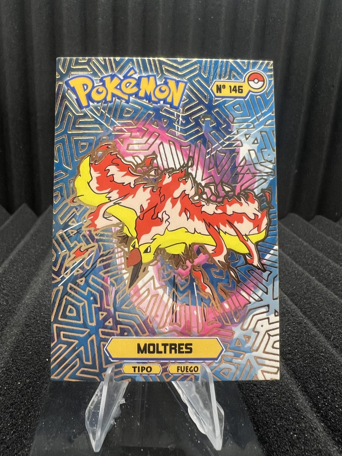 Moltres #146 - Gold Holo - Card Tops Pokedex Database 2024 - Pokemon Card NM