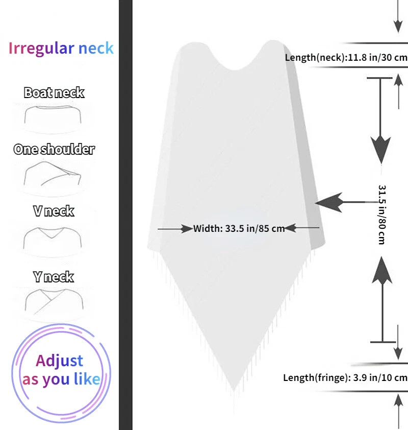 Dama Capa de Piel Sintética Mantón Esponjoso Pullover Borla Poncho Envoltura Cálido Prendas para el torso Sexy Foto 3 de 4