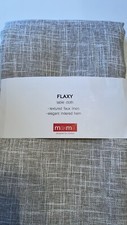 MaxMill Flaxy Tablecloth 60 X 120 Textured Faux Linen, Elegant Mitered hem