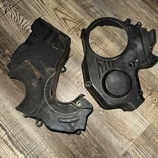 90-96 NISSAN 300ZX NON TURBO ENGINE TIMING BELT COVER SET DRIVER  SIDE 2 Pc