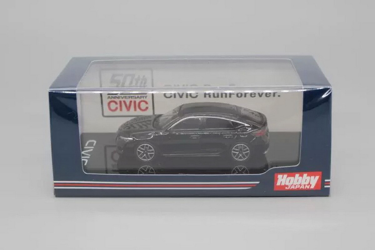Hobby Japan 1/64 Scale Honda Civic FL1 2021 Black Diecast
