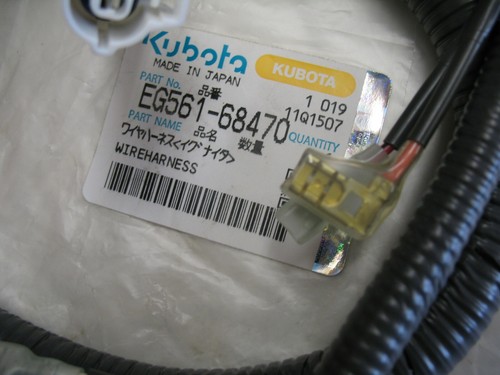 Kubota engine wiring loom harness EG561-68470 DF972 D1503 D1703 V2003 V2403 - Picture 7 of 8