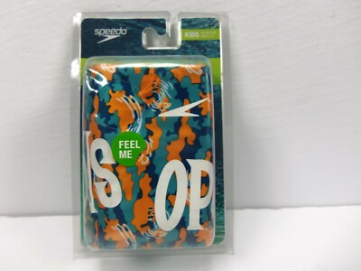 Speedo Swim Kids Swim Training Floats And Boards Fabric Arm bands  Blue Orange 
