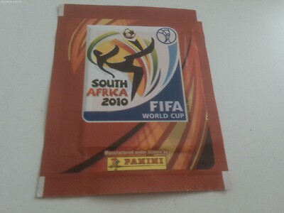 Südafrika 2010 WM versiegeltes Aufkleberpaket (INT Horizontal) Panini Wm