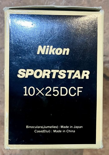 Nikon Sportstar • 10x25DCF • 5° • Compact Binoculars • Case, Strap, Box, Papers - Picture 11 of 11