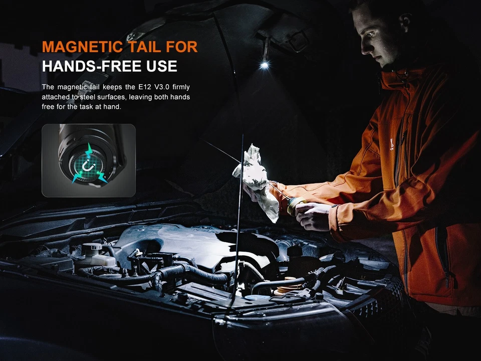 Fenix E12 V3.0 200 Lumens LED Torch Flashlight - Image 4 of 4