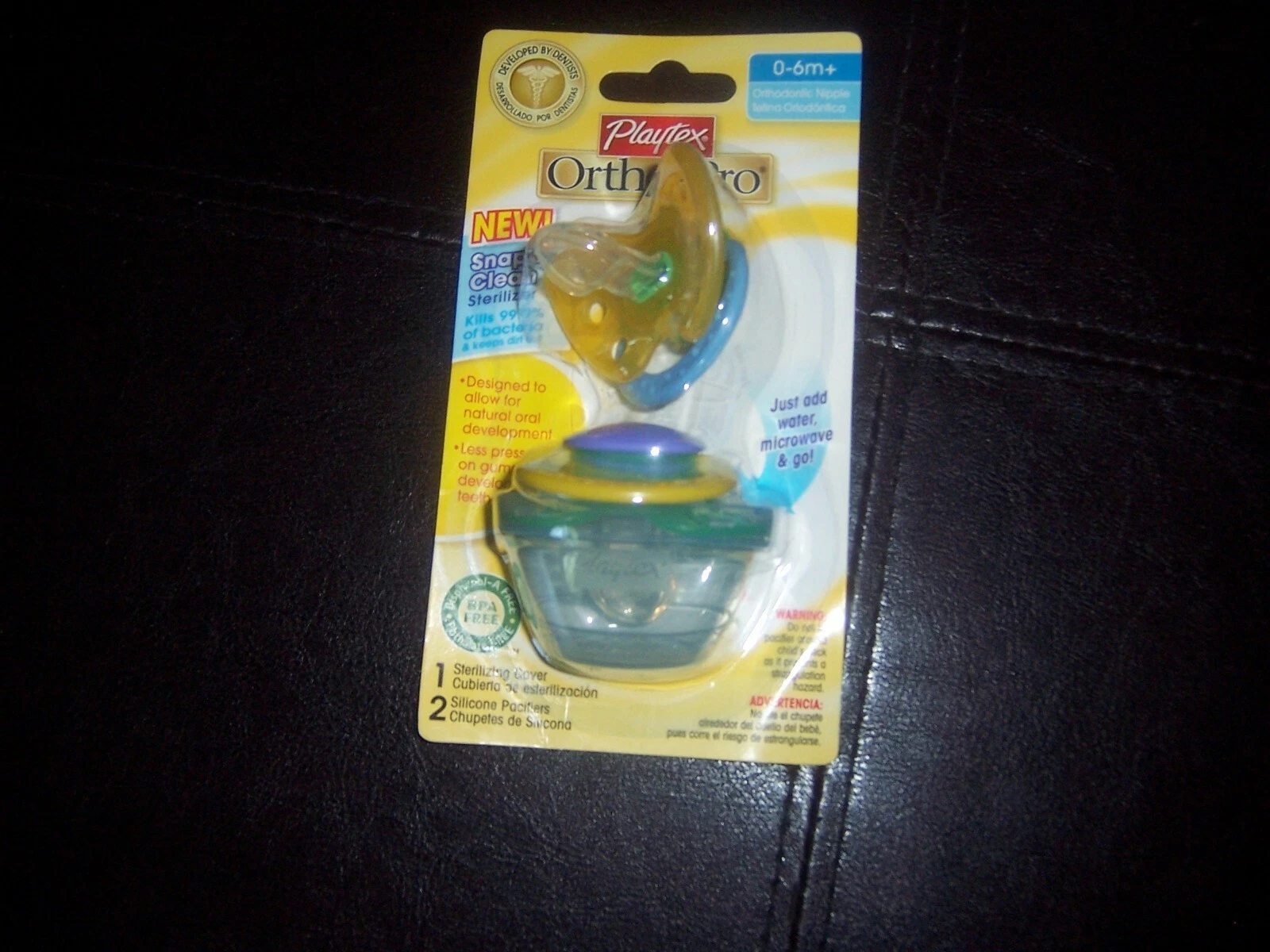 Playtex ortho pro 0-6months pacifier