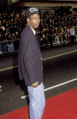 Chris Rock at Batman Returns Hollywood Premiere at Manns Chin- 1992 Old Photo