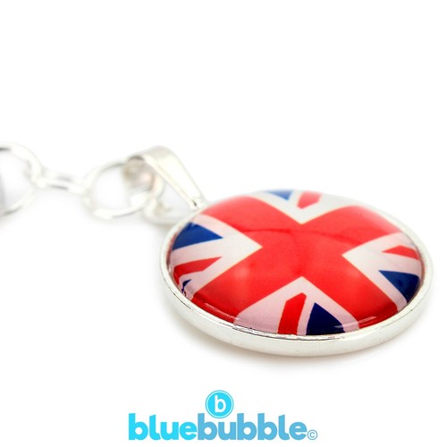 bluebubble UNION JACK Schlüsselring auf Geschenkkarte UK Flagge Eurovision Krönungsparty - Bild 4 von 5