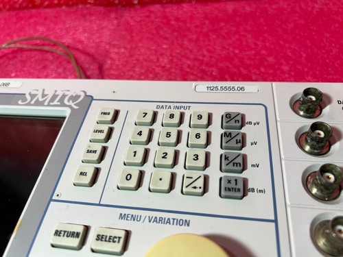 Rohde & Schwarz R&S SMIQ 06B Signalgenerator ""Nur Panel"" 1125.5555.06 - Bild 7 von 14