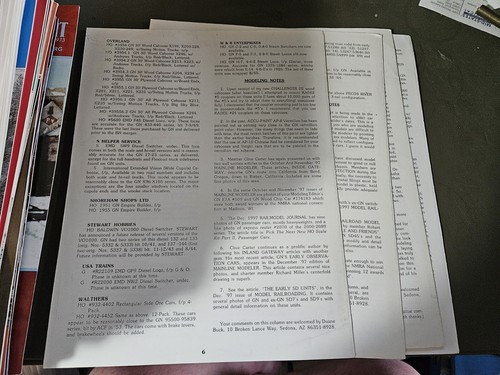 Great Northern Historical Society Modeling Reference Sheets MP1-MP4 (4 Total) - Picture 6 of 6